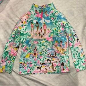 Girl Lilly Pulitzer popover HTF print